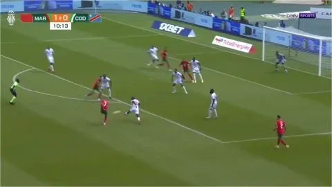 من مباراة المغرب والكونغو الديمقراطية بكأس أفريقيا 2024 (winwin)