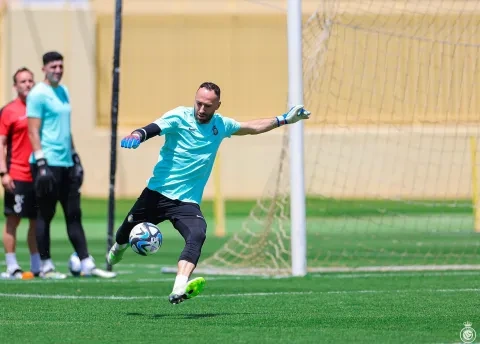 الكولومبي ديفيد أوسبينا حارس مرمى النصر السعودي (X: Alnasr)